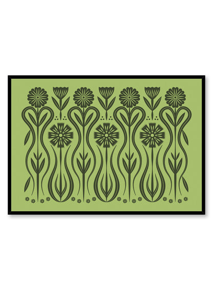 Emerald Blooms, Poster